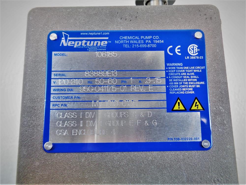 Neptune Pump Electric Stroke Control 106185